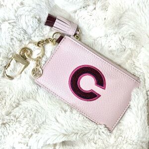 Tory Burch Initial Card Case w/ Key Fob